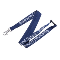 15mm RPET Flat Polyester Lanyard