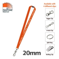 20mm Flat Polyester Lanyard