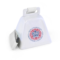 Kings Coronation Printed Cow Bell