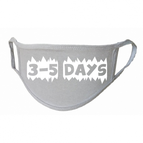 2 Ply Cotton Mask Cotton Strap Grey