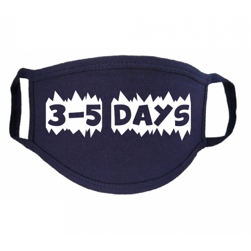 2 Ply Cotton Mask Cotton Strap Navy