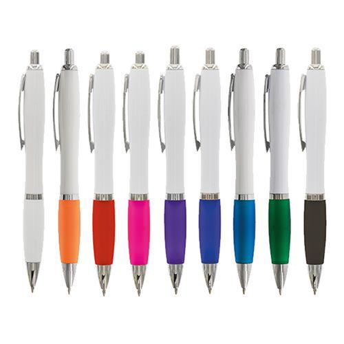 CURVY PROMOTIONAL BALLPEN WHITE 